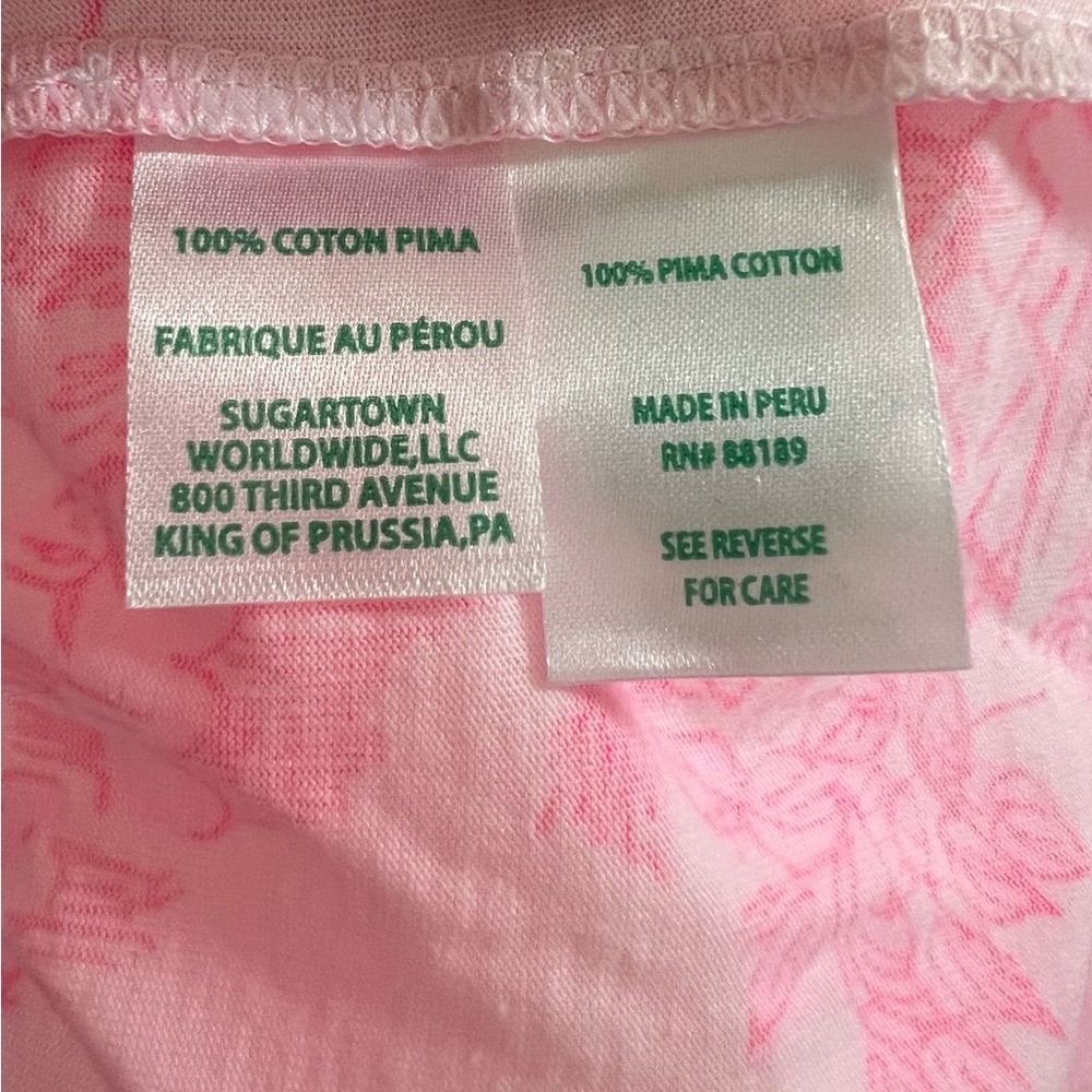 Lilly Pulitzer Pink and White Casual Dress - Picture 4 of 4